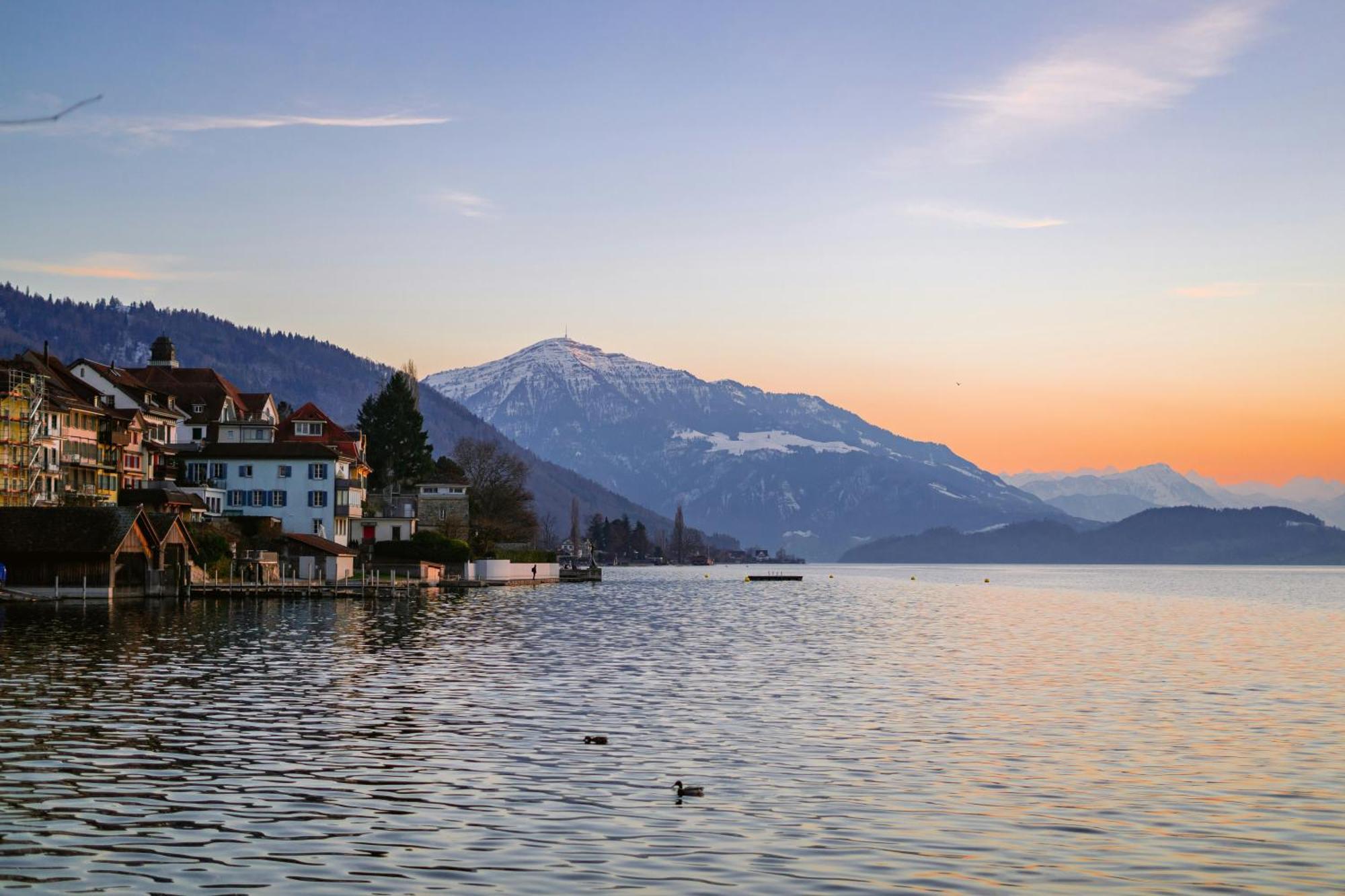 Lake View Business Apartment Zug Exterior foto